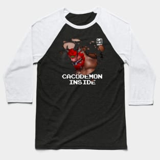 DOOM CACODEMON INSIDE #4 Baseball T-Shirt